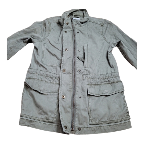 Madewell Passage Jacket surplus military-inspired field jacket khaki green coat - Picture 8 of 16